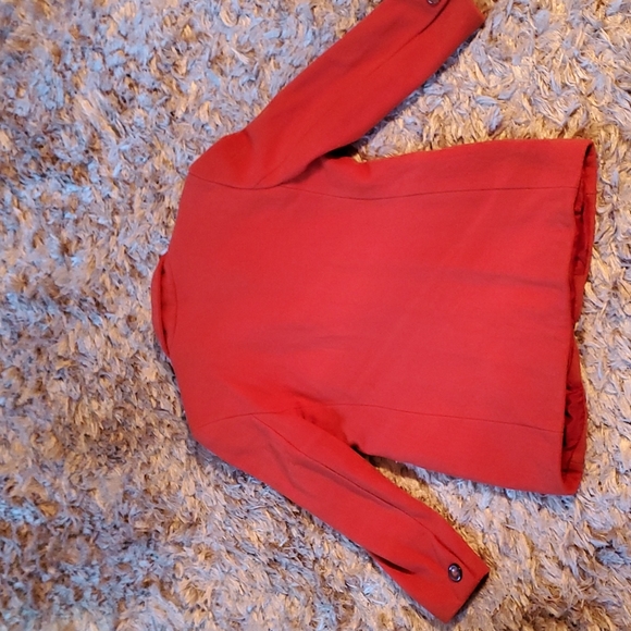 Vintage cashmere and wool burnt orange blazer - Picture 15 of 16